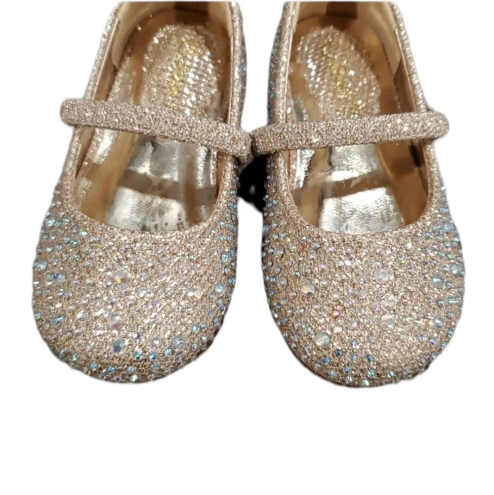 Dream Pairs Mary Jane Rhinestone Flats Size 5